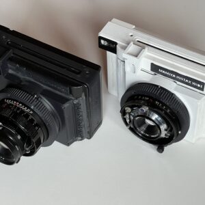 Mamiya Instax Wide V2 - a Mamiya Press Lens powered Instax Wide camera